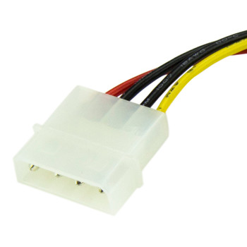 StarTech 6in 4 Pin LP4 to SATA Power Cable Adapter Product Image 2