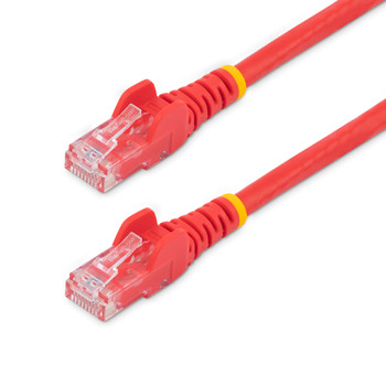 StarTech 0.5m Red Cat6 Ethernet Patch Cable - Snagless Main Product Image