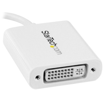StarTech USB Type-C to DVI adapter - USB-C to Video Converter - White Product Image 2