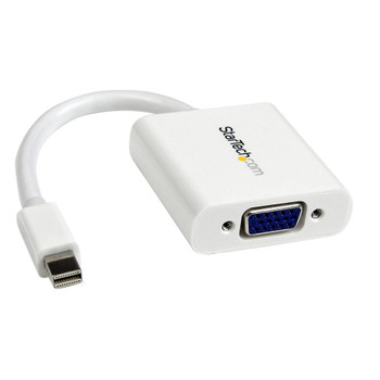 StarTech Mini DisplayPort to VGA Video Adapter - White Main Product Image