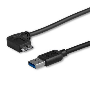 StarTech Slim Micro USB 3.0 Cable M/M - Left-Angle Micro-USB - 20in Main Product Image