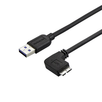 StarTech Slim Micro USB 3.0 Cable M/M - Right-Angle Micro-USB - 20in Main Product Image