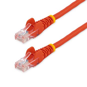 StarTech 1m Cat 5e Red Snagless Ethernet Patch Cable Main Product Image