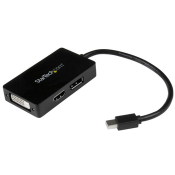 StarTech Mini DisplayPort to DisplayPort DVI or HDMI Multifunction Adapter Main Product Image