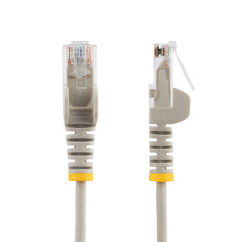 StarTech 3m CAT6 Cable - Grey - Slim CAT6 Patch Cable - Snagless Product Image 2