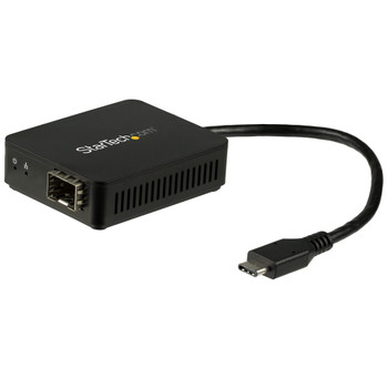 StarTech USB C to Fiber Optic Converter for Laptops - Open SFP Main Product Image
