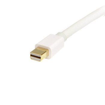 StarTech 3m 10 ft White Mini DP to DP 1.2 - DisplayPort 4k x 2k Product Image 2