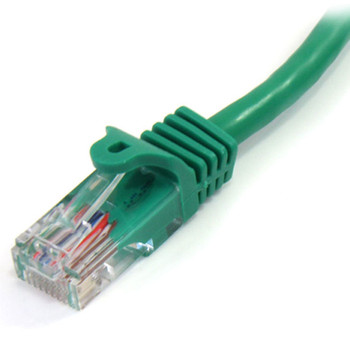 StarTech 3m Cat 5e Green Snagless Ethernet Patch Cable Product Image 2