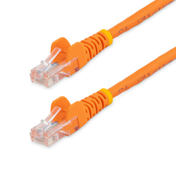 StarTech 2m Cat 5e Orange Snagless Ethernet Patch Cable Main Product Image