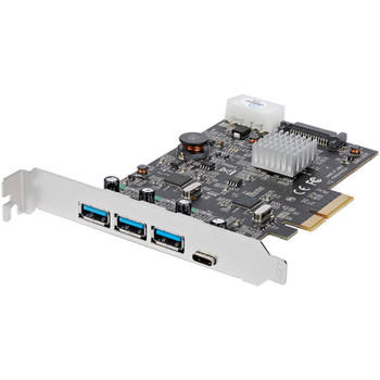 StarTech 4 Port USB 3.1 PCIe Card - 3x A and 1x C 2x 10Gbps Channels Main Product Image