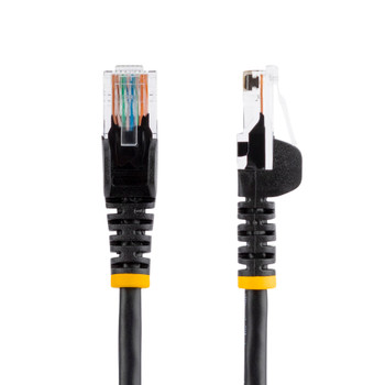 StarTech 5m Cat5e Patch Cable with Snagless RJ45 Connectors - Black Product Image 2