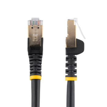 StarTech 7.5 m CAT6a Cable - Black - Snagless RJ45 Connectors Product Image 2