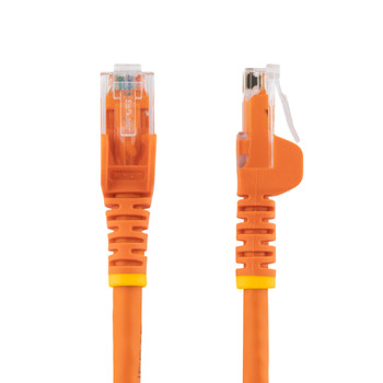 StarTech 7.5 m CAT6 Cable - Patch Cord - Orange - Snagless Product Image 2