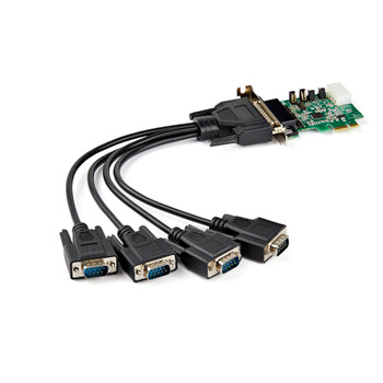 StarTech 4 Port PCI Express RS232 Serial Adapter Card - 16950 UART Main Product Image