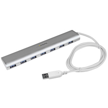 StarTech 7Port USB Hub - Aluminum and Compact USB 3.0 Hub for Mac Main Product Image