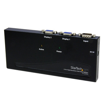 StarTech 2 Port High Resolution VGA Video Splitter - 350 MHz Main Product Image