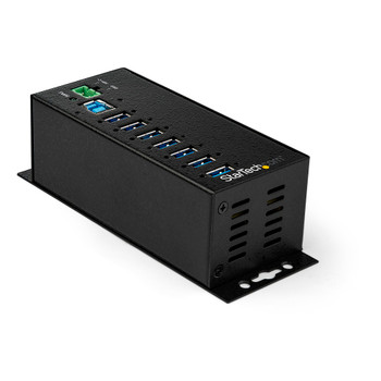 StarTech 7-Pt Industrial USB 3.0 Hub w/ Ext. Power Supply Main Product Image