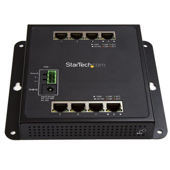 StarTech 8-Port Gigabit Ethernet Switch - L2 Managed - Wall Mount Product Image 2