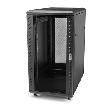 StarTech 25U 36in Knock-Down Server Rack Cabinet with Casters Main Product Image