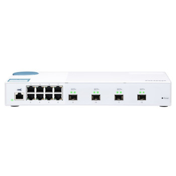 Image for QNAP QSW-M408S 8-Port GbE RJ45 + 4-Port 10GbE SFP+ Web Managed Desktop Switch AusPCMarket