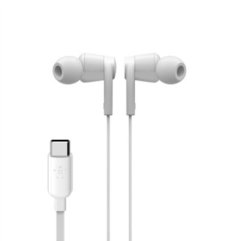 Belkin USB-C IN-EAR HEADPHONES WHITE - Universally compatible - White  Product Image 2