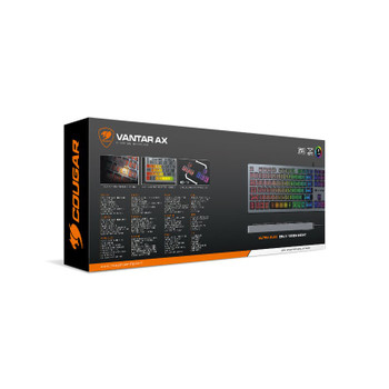 Cougar Vantar AX Aluminium RGB Gaming Keyboard - Scissor Switches Product Image 2