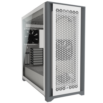 Corsair 5000D AIRFLOW Tempered Glass Mid-Tower ATX PC Case — White Main Product Image