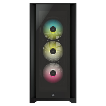 Corsair iCUE 5000X RGB Tempered Glass Mid-Tower ATX PC Smart Case — Black Product Image 2