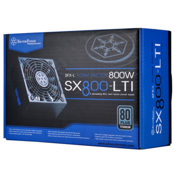 Silverstone SX800-LTI V1.2 800W 80 PLUS Titanium Fully Modular SFX-L PSU Product Image 2