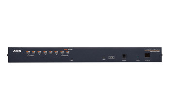 Aten 1-Console High Density Cat 5 KVM Over IP 8 Port with Daisy-Chain Port - supports 1920x1200 up to 30m on supported adapters - KVM Adapters not included Product Image 2