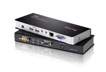 Aten USB VGA Cat 5 KVM Extender with Deskew and 3.5mm audio - extends up to1280 x 1024 @ 60Hz (300m) and 1920 x 1200 @ 60Hz (150m) - extends RS232 Main Product Image
