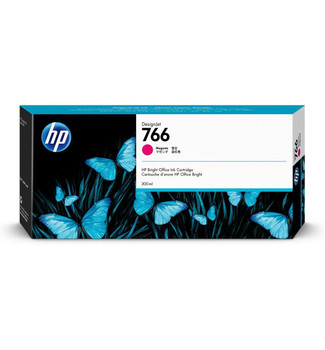 Product image for HP 766 300Ml Magenta DesignJet Ink Cartridge - Xl 3600