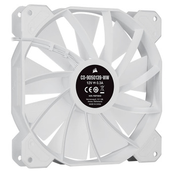 Corsair iCUE SP140 RGB ELITE White 140mm PWM Fan - 2 Pack + Lighting Node CORE Product Image 2