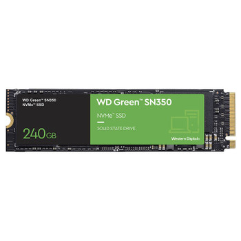 Western Digital WD Green SN350 240GB M.2 2280 NVMe SSD WDS240G2G0C Main Product Image