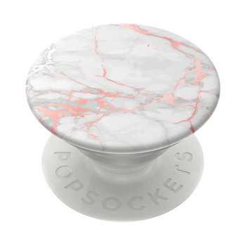 Popsockets PopGrip (Gen2) - Rose Gold Lutz Marble - White Product Image 2