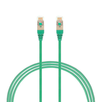 4Cabling 4M Cat 6A RJ45 S/FTP THIN LSZH 30 AWG Network Cable - Green Main Product Image