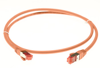 4Cabling 0.5m Cat 6A S/FTP LSZH Ethernet Network Cable - Orange Main Product Image