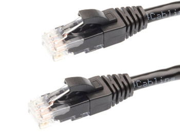 4Cabling 3m Cat 5E Ethernet Network Cable - Black Main Product Image