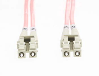 4Cabling 1m LC-LC OS1 / OS2 Singlemode Fibre Optic Cable - Salmon Pink Main Product Image