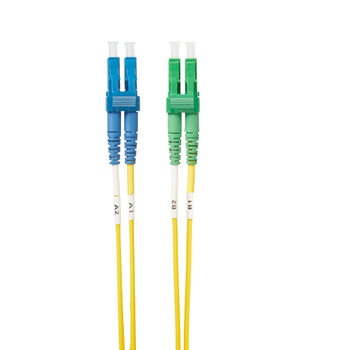 4Cabling 5m LC - LC/APC OS1 / OS2 Singlemode Fibre Optic Duplex Cable Main Product Image
