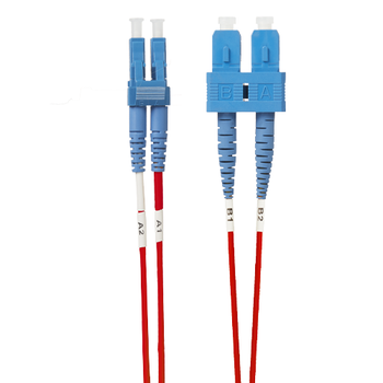 4Cabling 1.5m LC-SC OS1 / OS2 Singlemode Fibre Optic Cable - Red Main Product Image