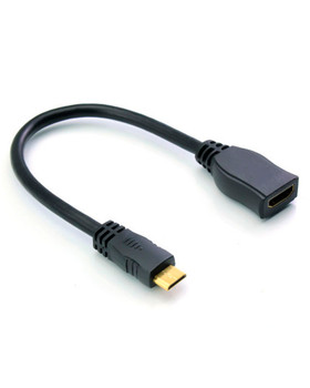 4Cabling HDMI Female to Mini HDMI Male Adaptor - 13cm  Main Product Image