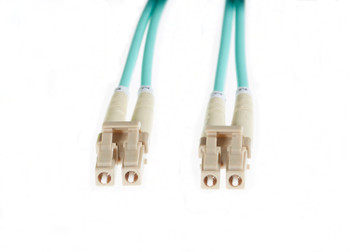 4Cabling 5m LC-LC OM4 Multimode Fibre Optic Patch Cable - Aqua Main Product Image