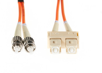 4Cabling 10m SC-ST OM1 Multimode Fibre Optic Cable - Orange Main Product Image