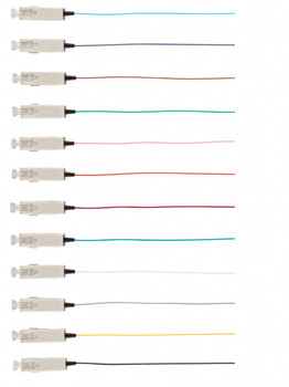 4Cabling Fibre Pigtail SC OS1 / OS2 Singlemode 2m - 12 pack Rainbow Main Product Image