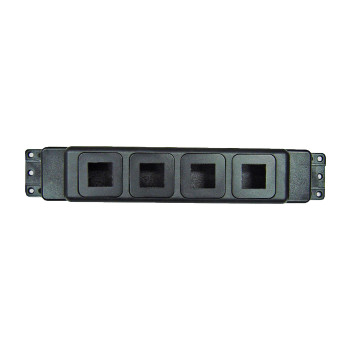 OE ELSafe PB Series 4 Data Punch Outs Frame & Face Plates Black Main Product Image