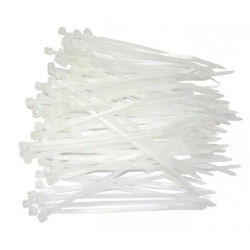 4Cabling Cable Ties - Nylon 280mm(L) x 4.8mm (W) Natural Bag of 100 Main Product Image