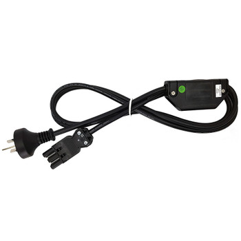 OE Elsafe Starter Cable 10A 2000mm Lead & Thermal Overload Black Main Product Image