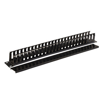 4Cabling 1RU Cable Management Rail 24 Slot Main Product Image