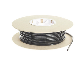 4Cabling Spiral Binding Cable Wrap - 30.5m x 12mm - Black Main Product Image